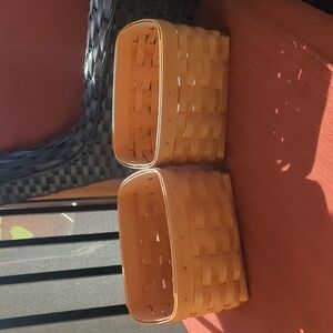 Set of 2 Longaberger baskets